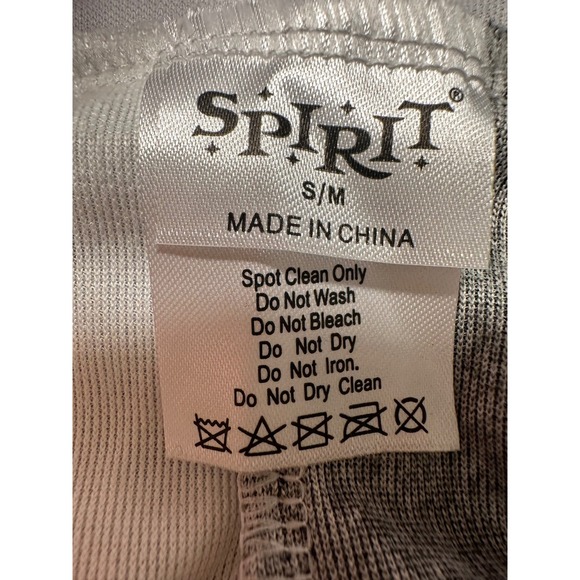 Spirit Cow Costume Jumpsuit with Hood‎ and Tail Halloween Cosplay Adult  S/M - Picture 8 of 13